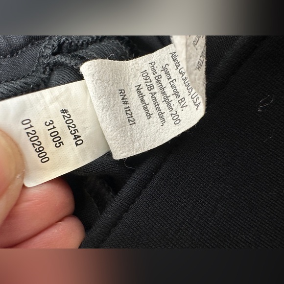 SPANX SPANXsmooth PerfectFit Ponte Straight Pants Size Small Black #20254Q EUC - Picture 9 of 12